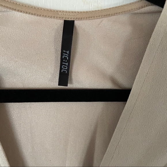 Light Beige Suede Dress - Picture 7 of 8